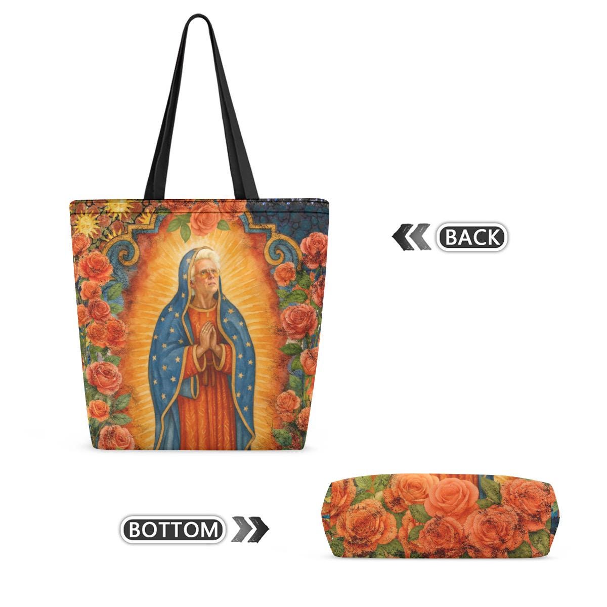 Baby Billy Patchwork Shopping Bag Parody Inspired By The Righteous family Fanmade Merch