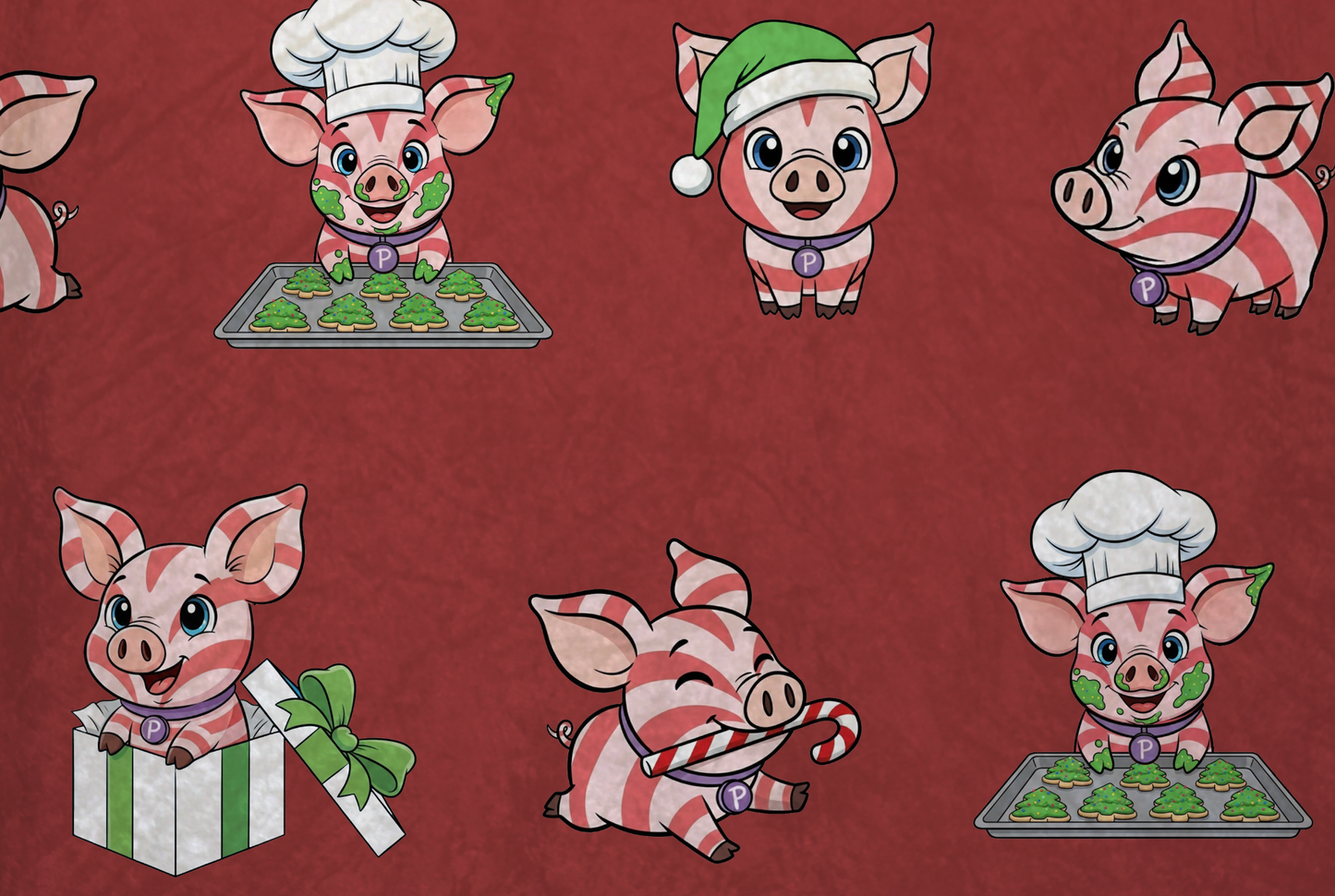 Peppermint Preston Velvet Shimmer Fur-Trimmed Hoodie