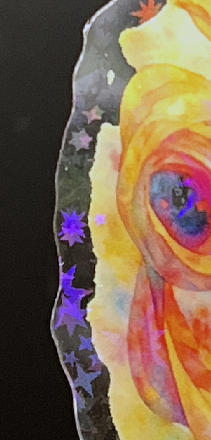 Fabian Seacaster Inspired Ribbon Dancer Desk Ornament | Rotating Hologram Acrylic D20 Collectible