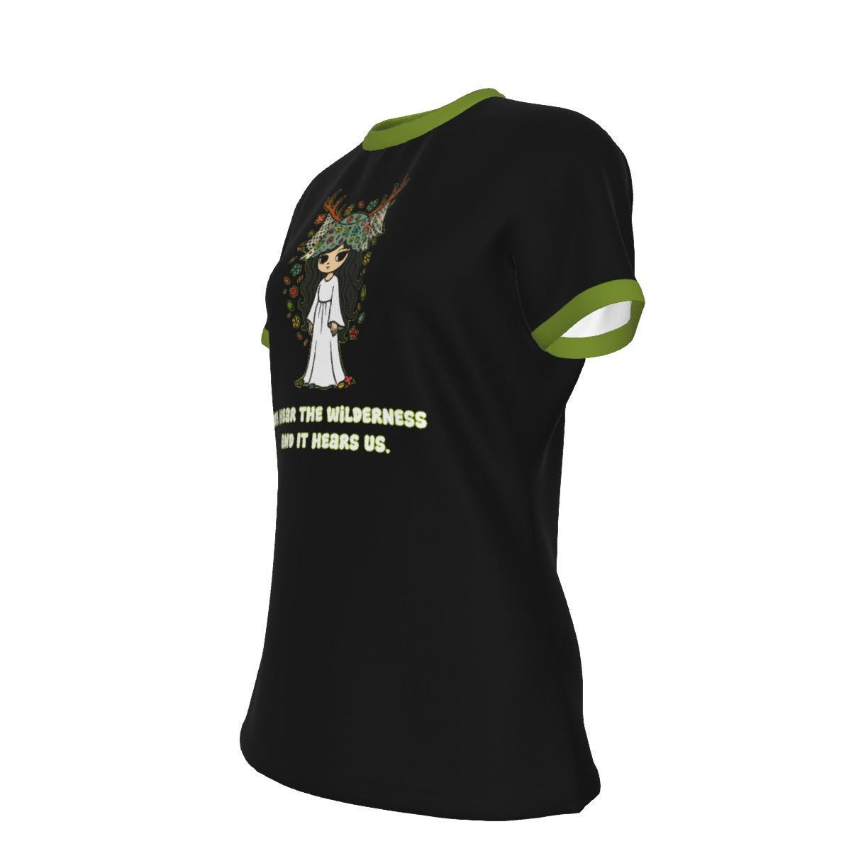 Antler Queen Fan Shirt: Kawaii Goth Parody Tee