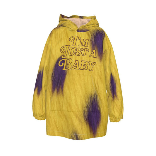 Sherpa-Lined "Just a Baby Spencer" Hoodie - Dropout VIP Merch - SIZE UP