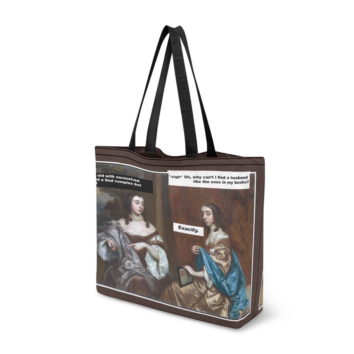 Romantasy Book Boyfriends Canvas Tote – Funny Book Lover Bag