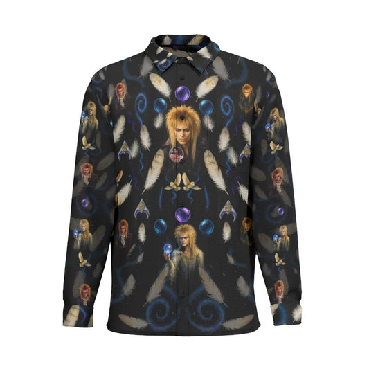 Labyrinth Inspired Long Sleeve Shirt: Goblin King Fanmade Merch