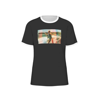 Uncle Baby Billy Vintage Photo Water-Ski Ringer Tee- 190GSM Cotton