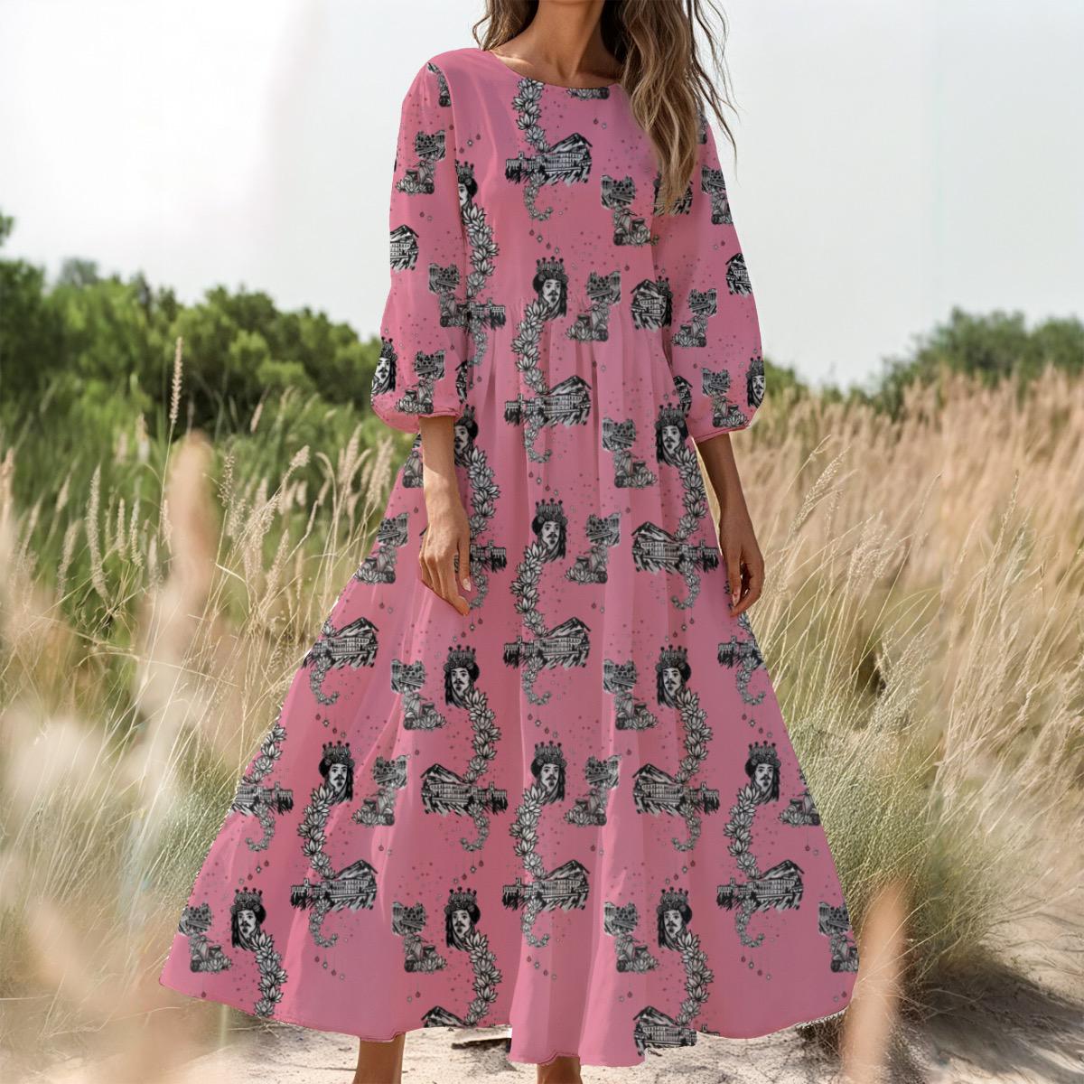 Timeless Tanya Cosplay Dress | vacation Inspired Parody Long Sleeve Costume