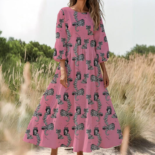 Timeless Tanya Cosplay Dress | vacation Inspired Parody Long Sleeve Costume