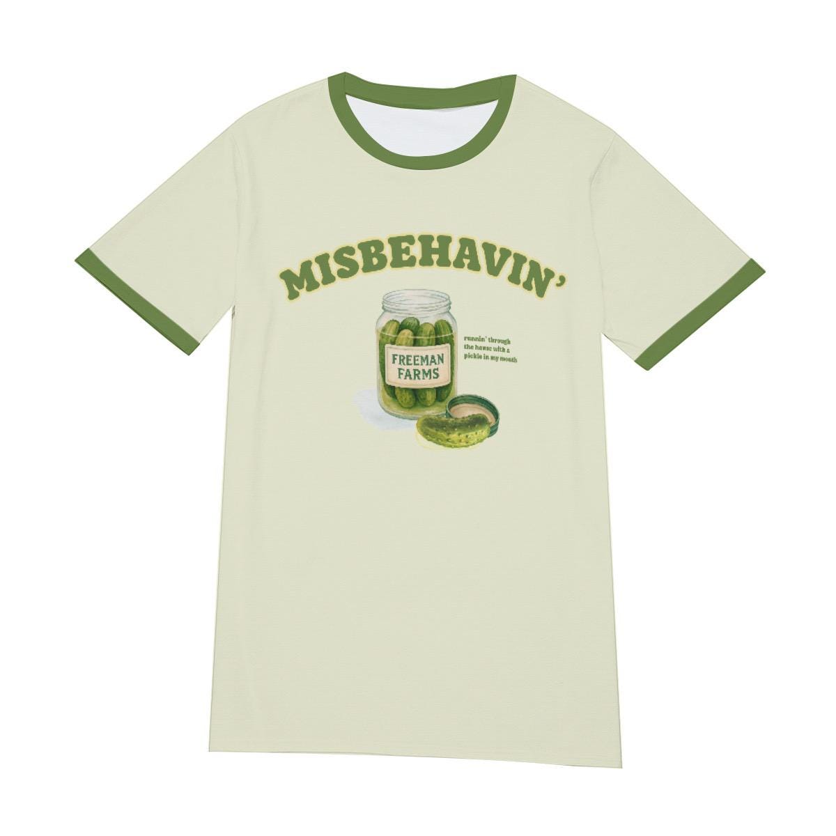 Misbehavin' Pickle Jar T-Shirt: Righteous family Fan Merch