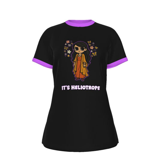 It's Heliotrope T-Shirt: Y2K Kawaii Goth Ringer Tee