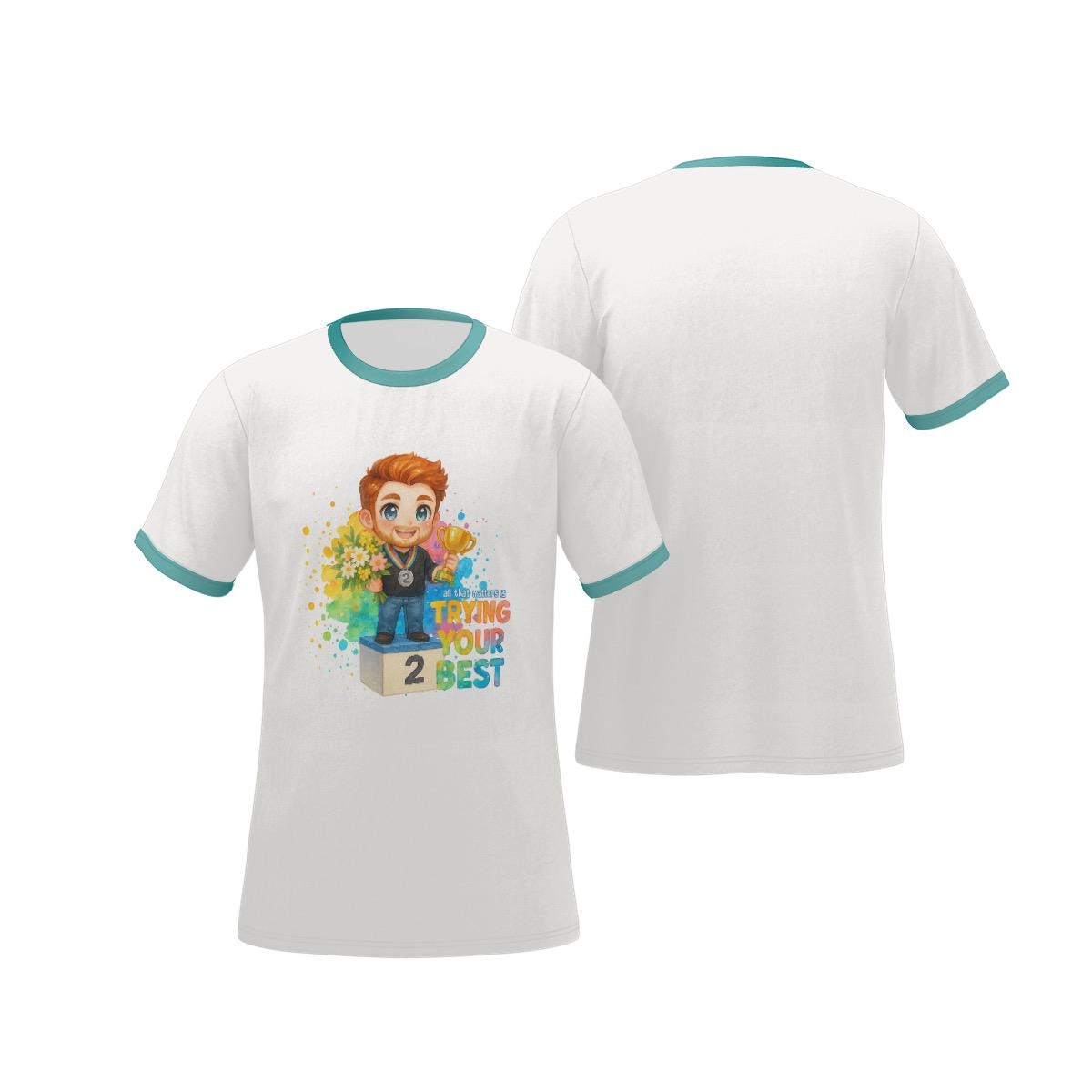 Brennan Lee Mulligan" Trying Your Best” T-Shirt | Game Changer Fan Shirt | Dropout