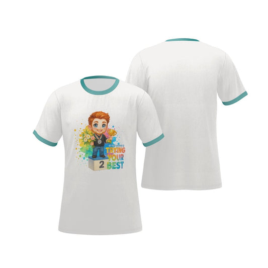 Brennan Lee Mulligan" Trying Your Best” T-Shirt | Game Changer Fan Shirt | Dropout