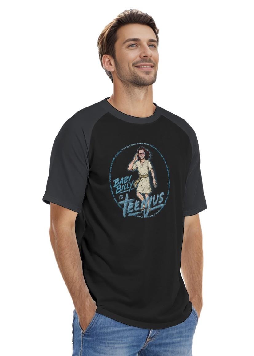 Teenjus Parody T-Shirt: Righteous family Baby Billy Fan Merch