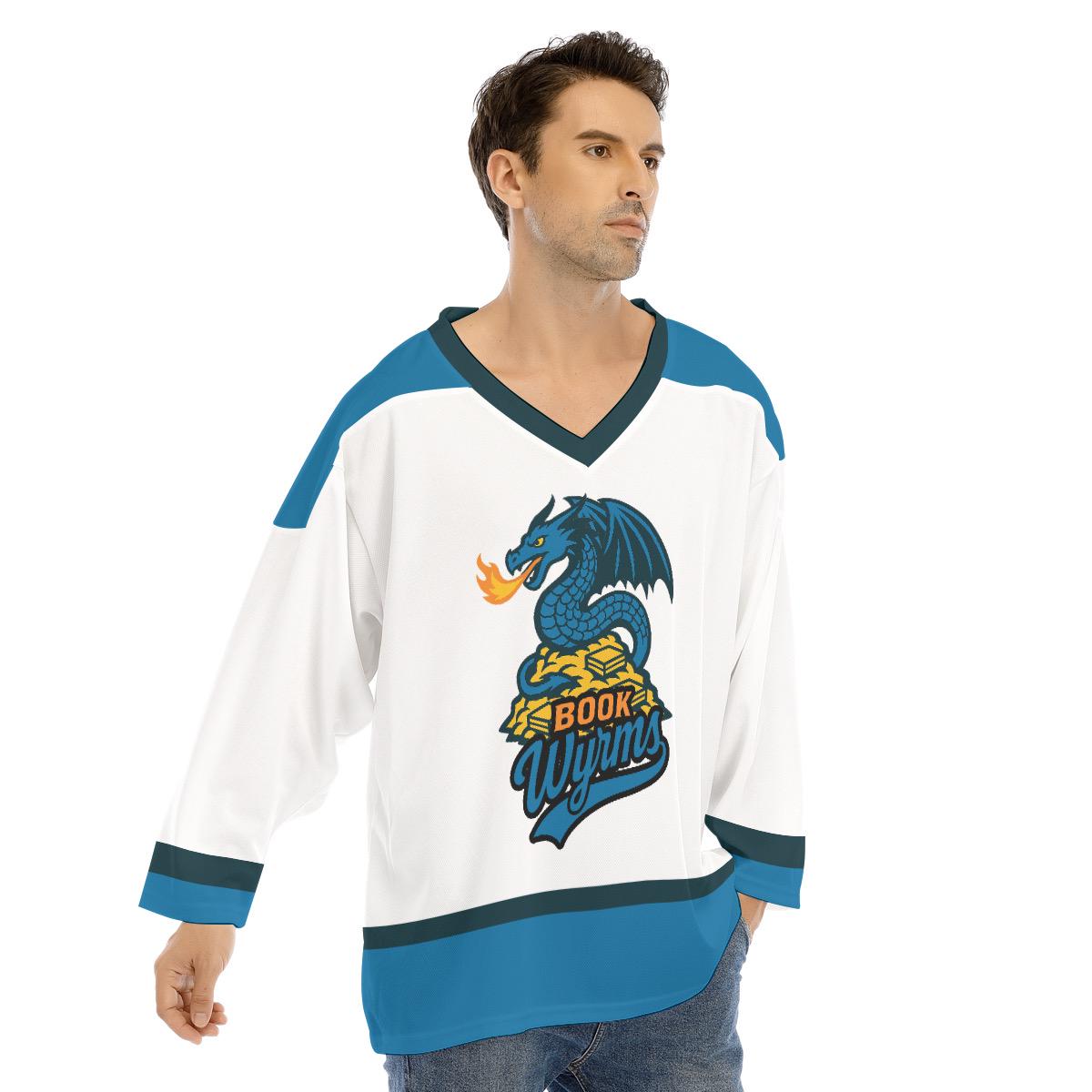 The Book Wyrms Hockey Jersey – Reading is My Favorite Sport – Literary Team Spirit Top