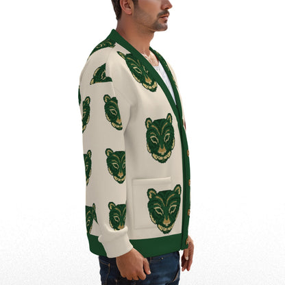 Scaredy Cat Fashion Cardigan with Button Closure