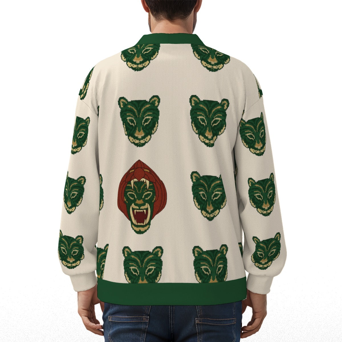 Scaredy Cat Fashion Cardigan with Button Closure