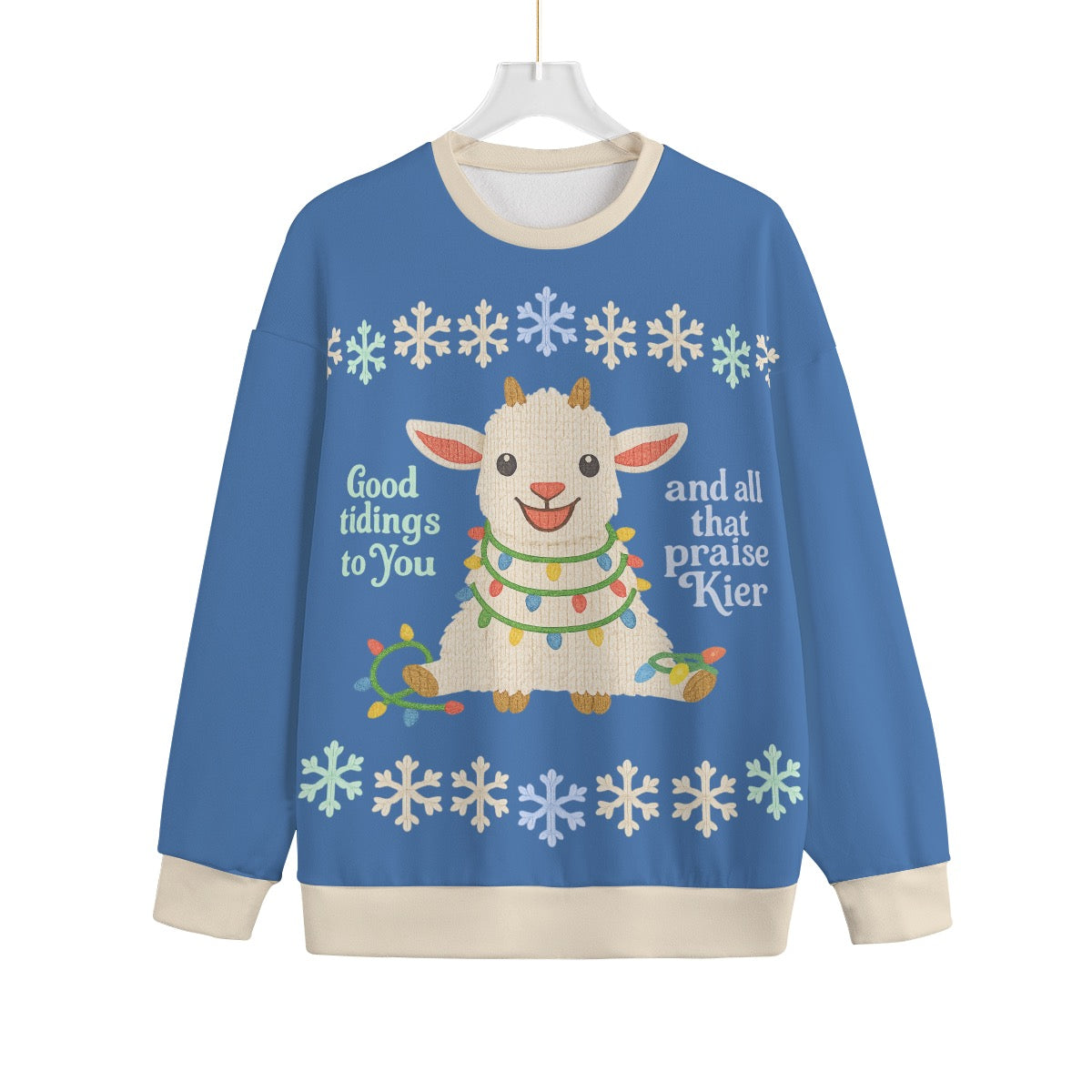 🐐 Good Tidings to You and All That Praise Kier Holiday Sweater | Severance Fanmade Pullover