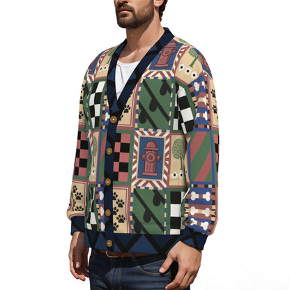 Trusted Steed Labyrinth Inspired V-Neck Cardigan