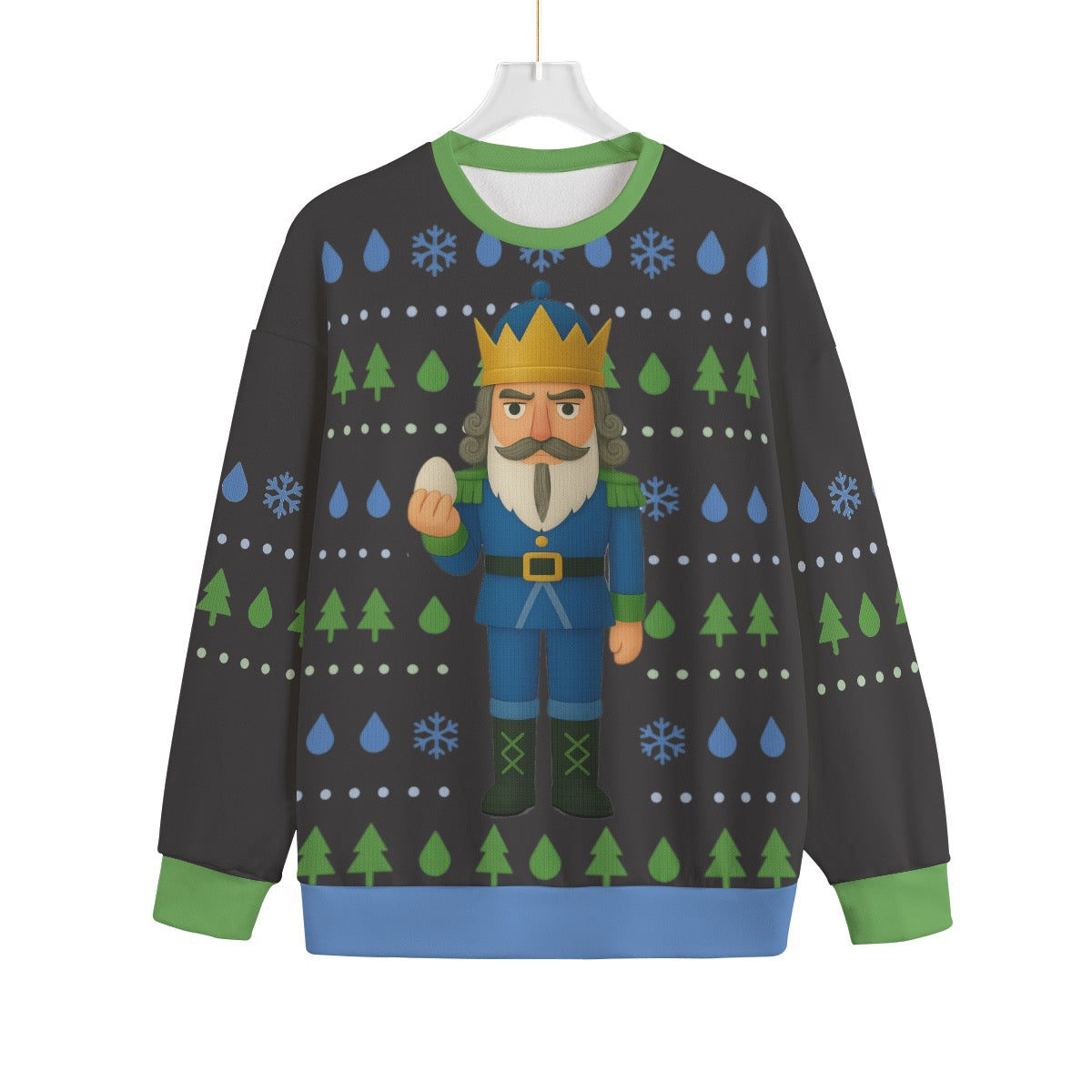 🥚 Eggs over Eggnog | Kier Nutcracker Sweater | Severance Fanmade Pullover