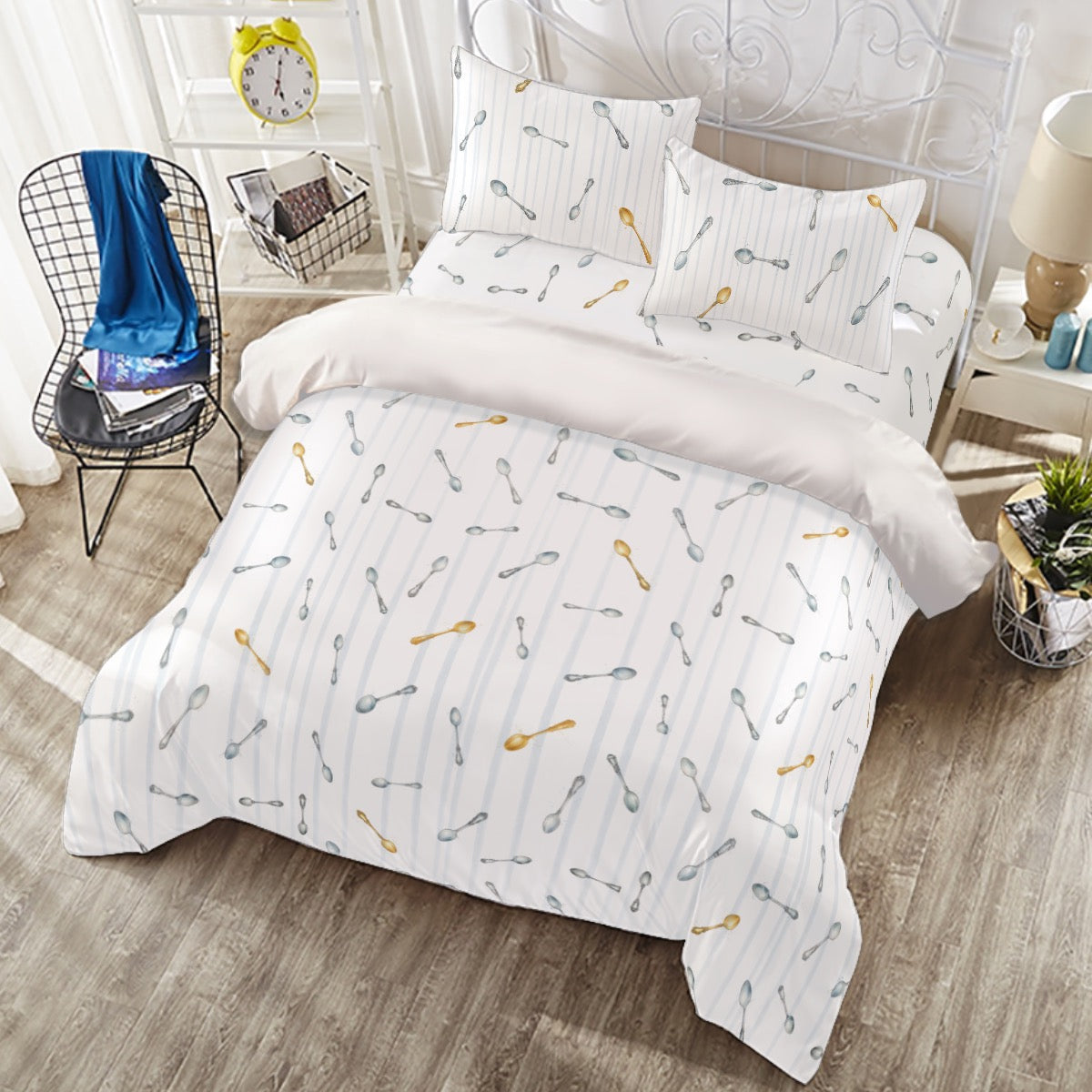 🥄 Extra Spoons | Perfect Spoon 4 Piece Duvet Set | Self Care Comfort Bedding 🥄