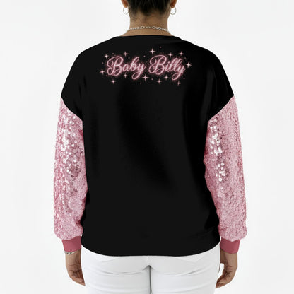 Payday Baby Billy ✨Sequin Sleeve✨ Sweatshirt