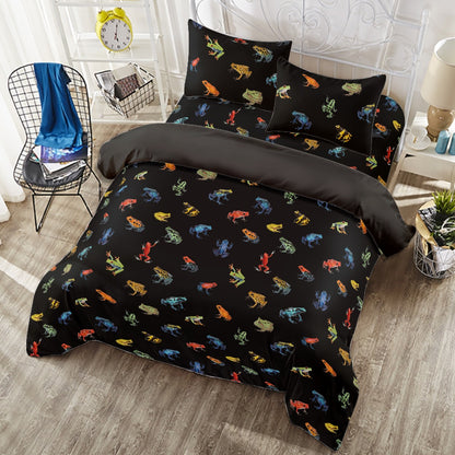 🐸 Amazon Frogs Four Piece Bed Set