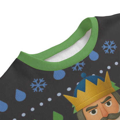 🥚 Eggs over Eggnog | Kier Nutcracker Sweater