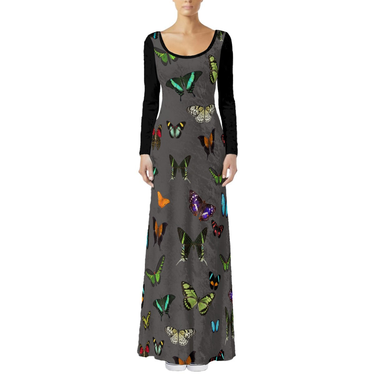 All-Over Print Women'S Velvet Shine Maxi Dress