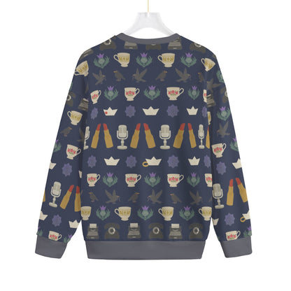 Sleep No More Holiday Ephemera Sweater