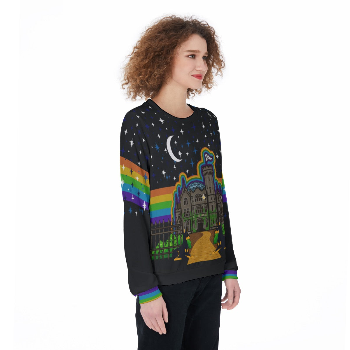 Over at the Frankenstein Place | RHPS Fanmade Sweater | Rocky Horror Picture Show Pullover