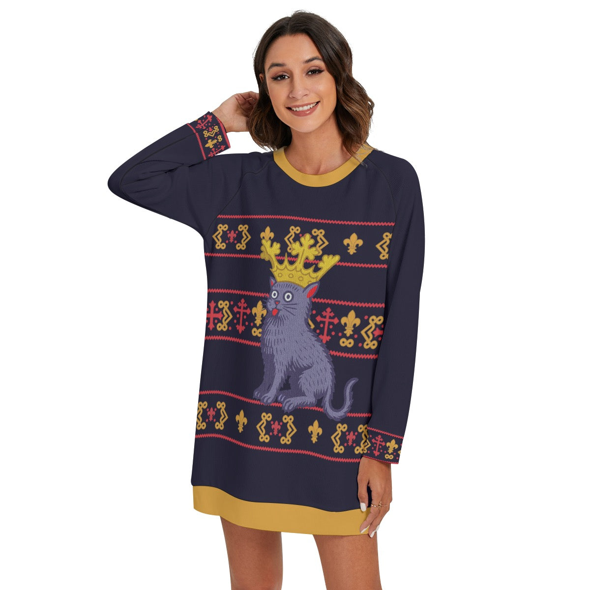 👑 Medieval Cat Sweater | King Cat Pullover | Trying Your Best