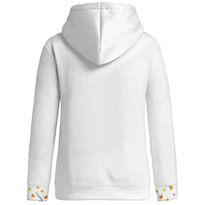 Cozy Clothes and Murder Shows Retro Glam Patchwork Hoodie