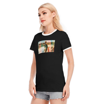 Uncle Baby Billy Vintage Photo Water-Ski Ringer Tee- 190GSM Cotton