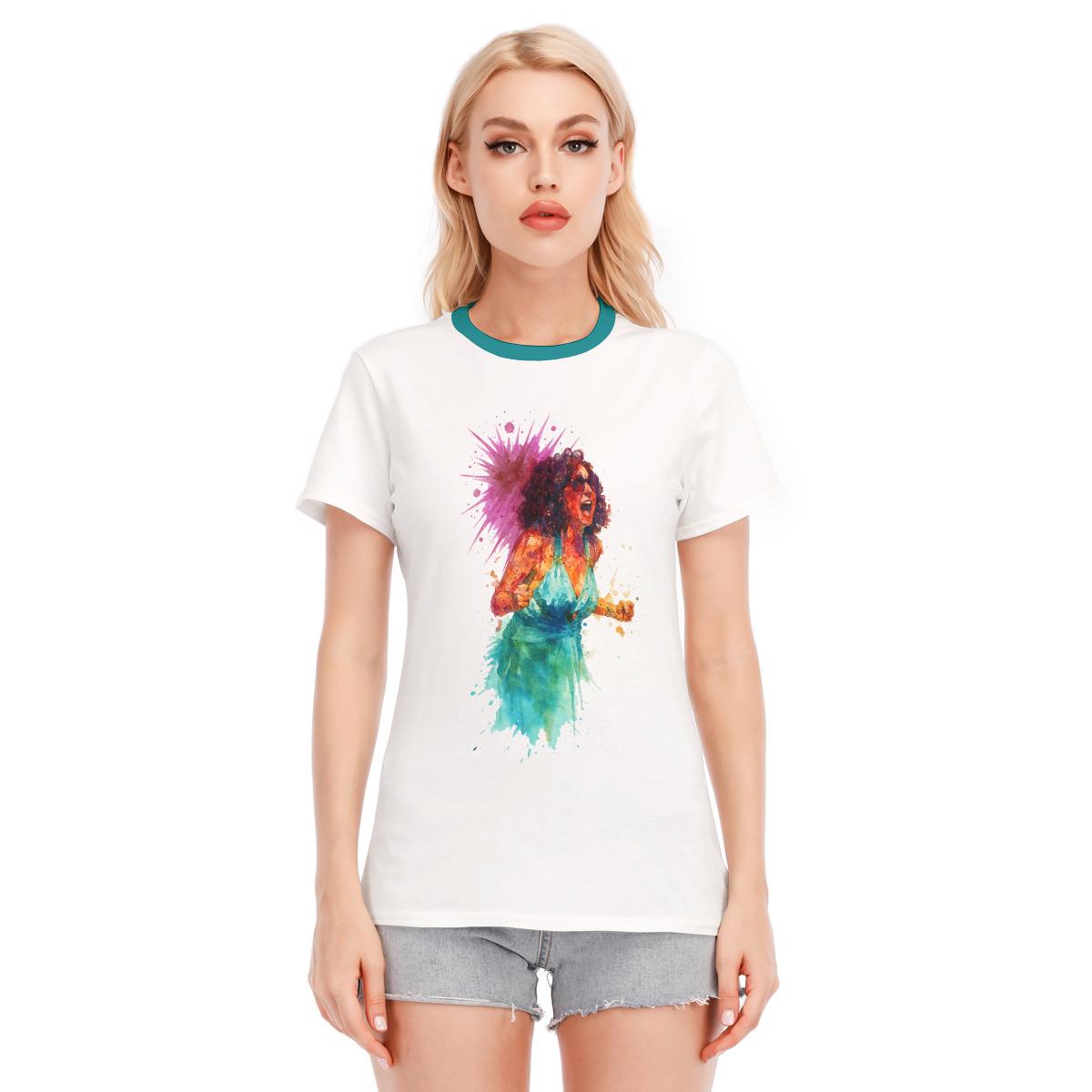 Judy Gemstone Watercolor T-Shirt Inspired by The Righteous Gemstones 190GSM Cotton Fan-made Merch