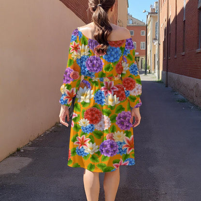 vacation Resort Wear |  Summer in Sicily Floral Dress | Daphne Cosplay | Fanmade Merch