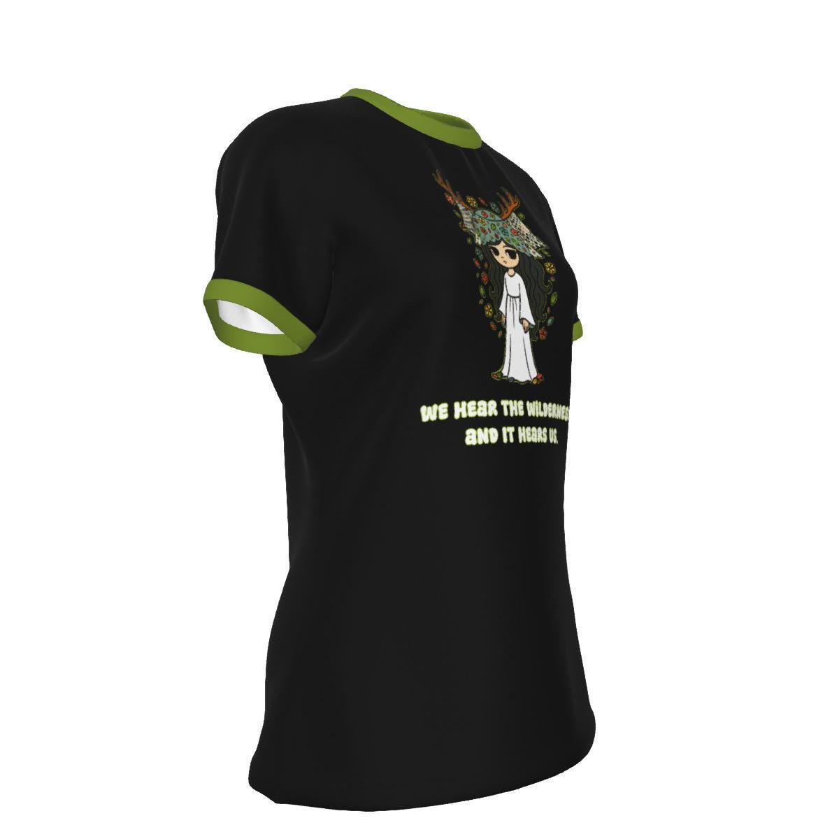 Antler Queen Fan Shirt: Kawaii Goth Parody Tee