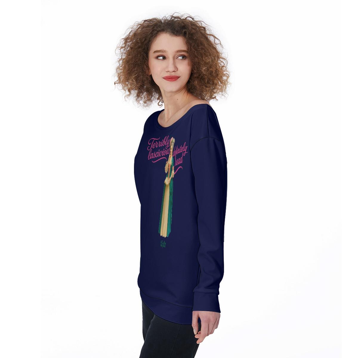 Spicy Romance Book Lover Sweatshirt: Rococo TL;DR Midnight Top