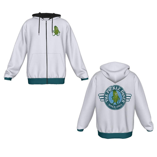 Pickle Diner Zip-Up Hoodie |  Fan Sweatshirt Inspired by Only Murders in the Building | Parody