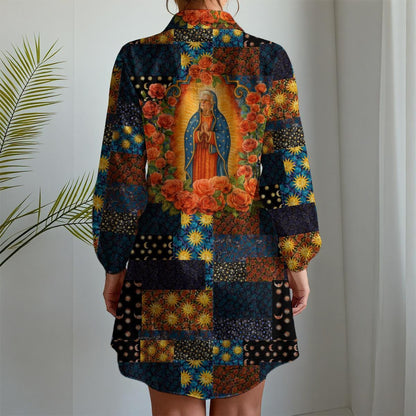 Holy Relic Baby Billy Patchwork Style Shirt Dress