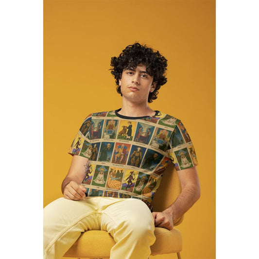 Lumon Arcana All-Over Print Men's T-Shirt inspired by MDR (Tarot 2.0)