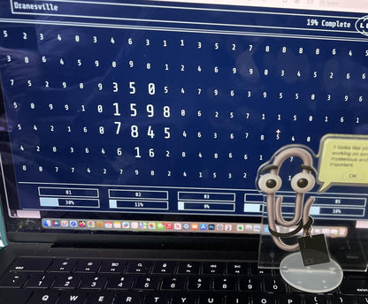 MDR Inspired Paper Clip Friend Standee