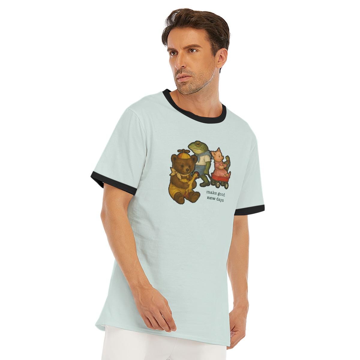 Y2K Cartoon Tribute Tee: 80s-90s Cartoon Nostalgia, Soft Cotton