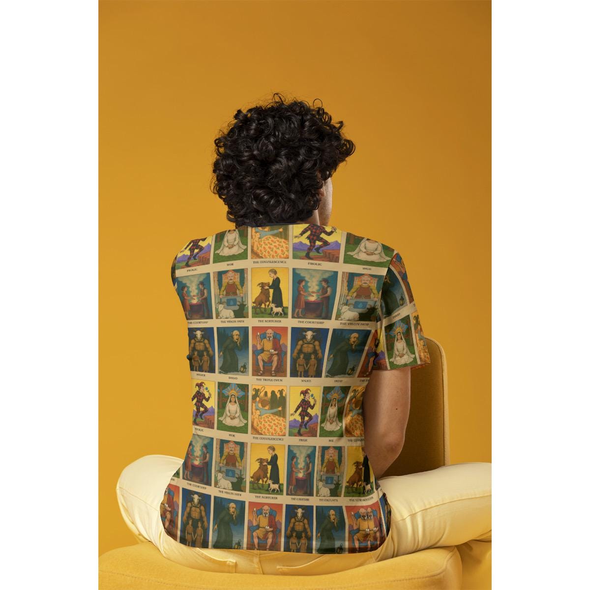 Lumon Arcana All-Over Print Men's T-Shirt inspired by MDR (Tarot 2.0)