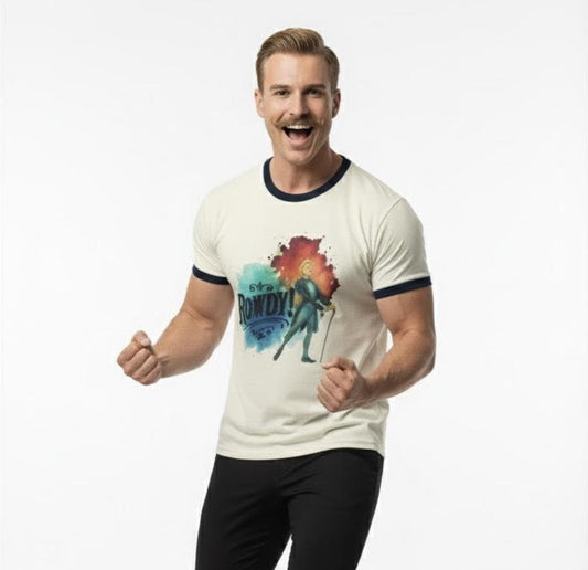 Wealwell Gotch “ROWDY!” T-Shirt | Cloudward Ho Graphic Tee | Dimension 20 Fanmade Merch