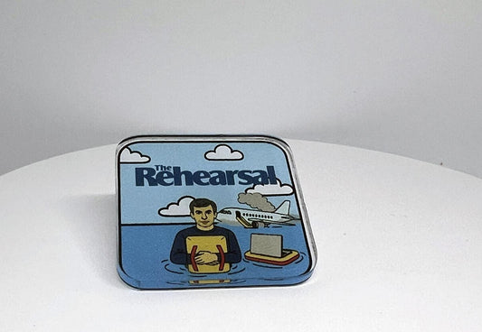 Emergency Water Landing Pin - Inspired by Nathan Fielder and The Rehearsal Parody Fan Made Merch