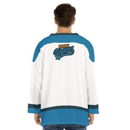 The Book Wyrms Hockey Jersey – Reading is My Favorite Sport – Literary Team Spirit Top