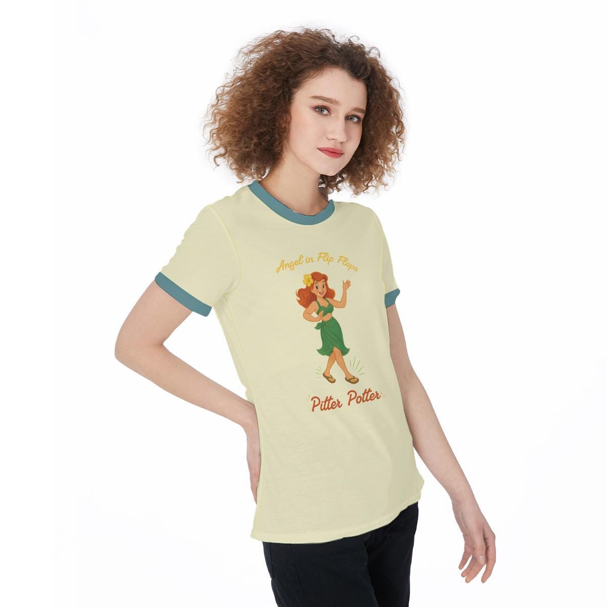 Angel in Flip Flops Parody T-Shirt - Only Murders Inspired Retro Tee