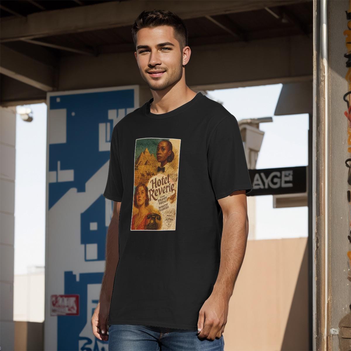 Hotel Reverie Black Mirror Inspired Shirt | Parody Fanmade Merch | Brandy Friday Movie Poster Top