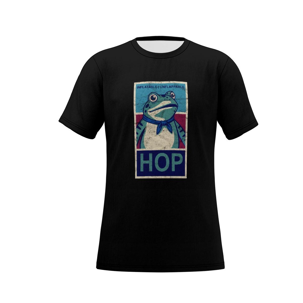 Inflatable Unflappable HOP Protest Shirt • Portland Frog Meme Tee