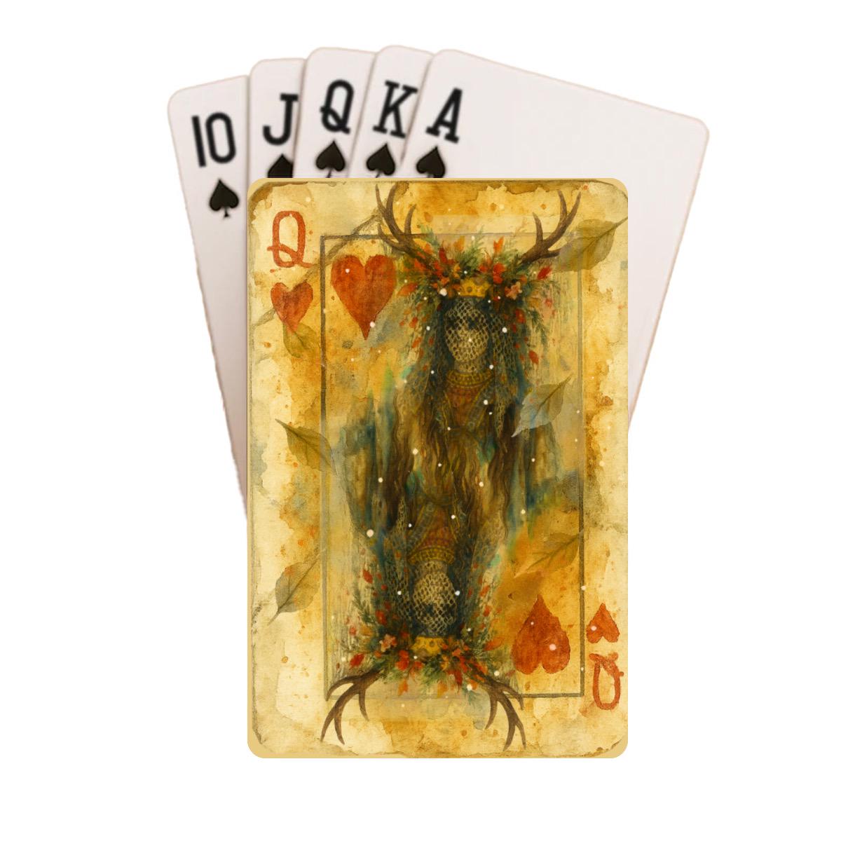 Antler Queen Playing Cards: Fanmade Art Deck