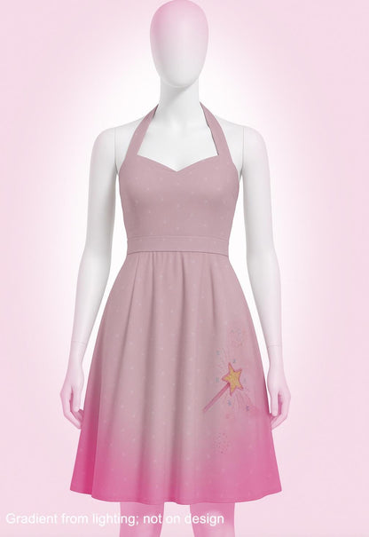 Glinda Halter Skater Dress: Wizard of Oz Retro 1950s Style