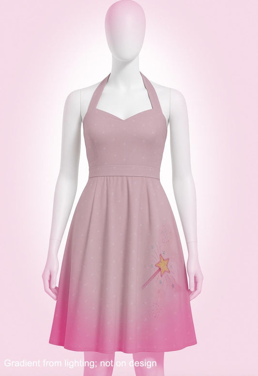 Glinda Halter Skater Dress: Wizard of Oz Retro 1950s Style